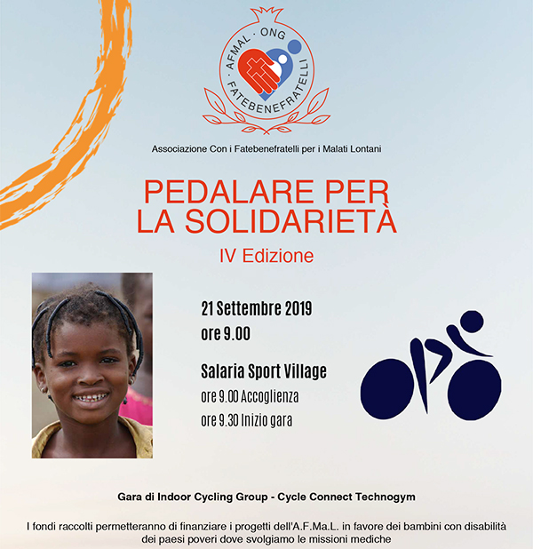 Pedalare per la solidarietà