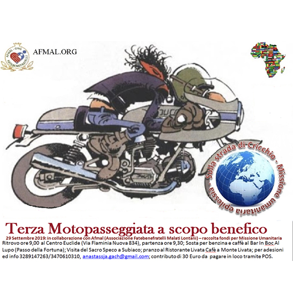 Terza Motopasseggiata a scopo benefico